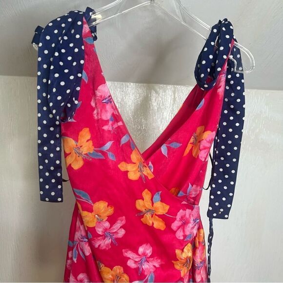 Revolve Lovers + Friends Kelton Tropical Floral Print Mini Dress - Picture 4 of 11